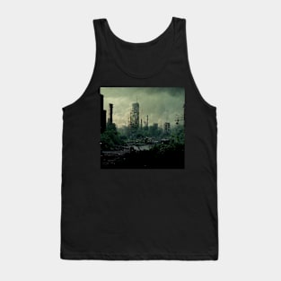 post apocalyptic eco-brutalism Tank Top